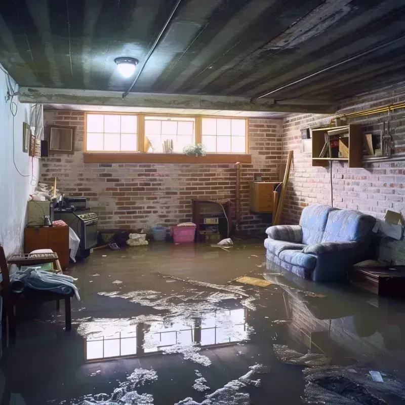 Flooded Basement Cleanup in Drain, OR